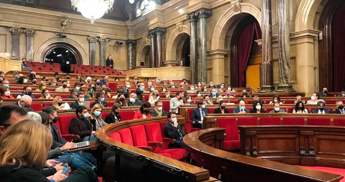 Imagen de un pleno del Parlament / EP