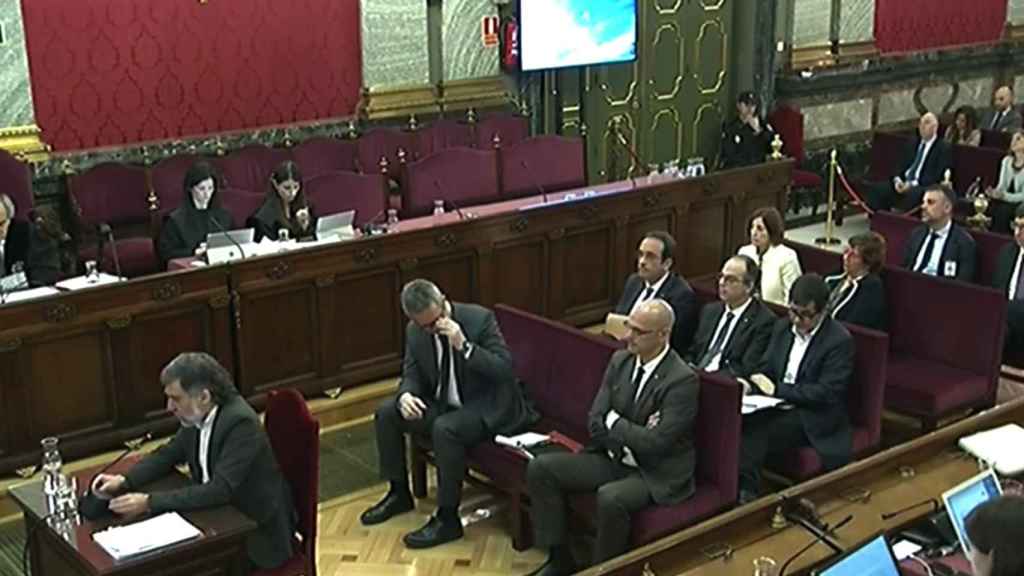 Sala del Tribunal Supremo durante el interrogatorio del presidente de Òmnium Cultural Jordi Cuixart / EUROPA PRESS