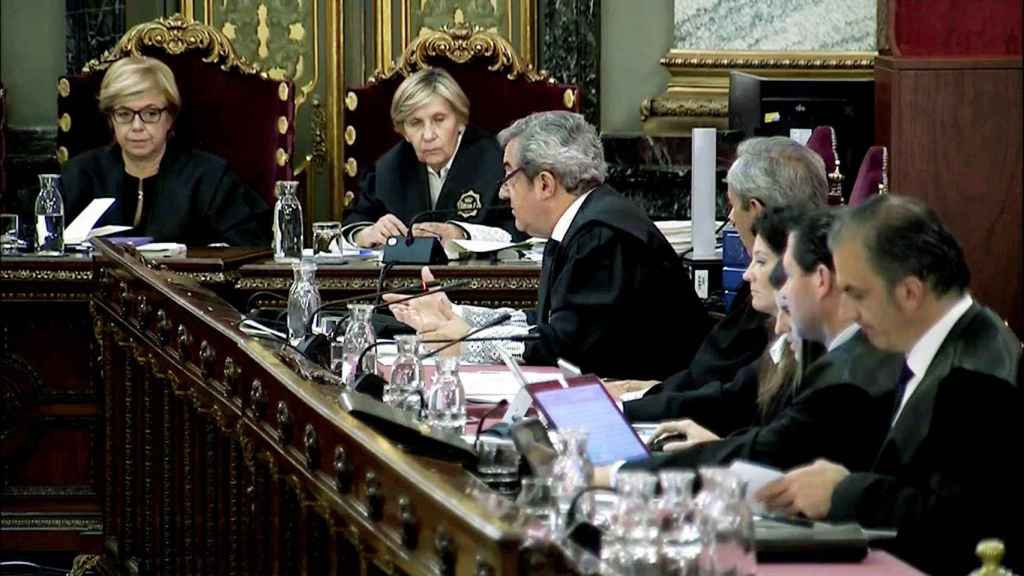 La Fiscalía haciendo su alegato de acusación por rebelión en el Supremo