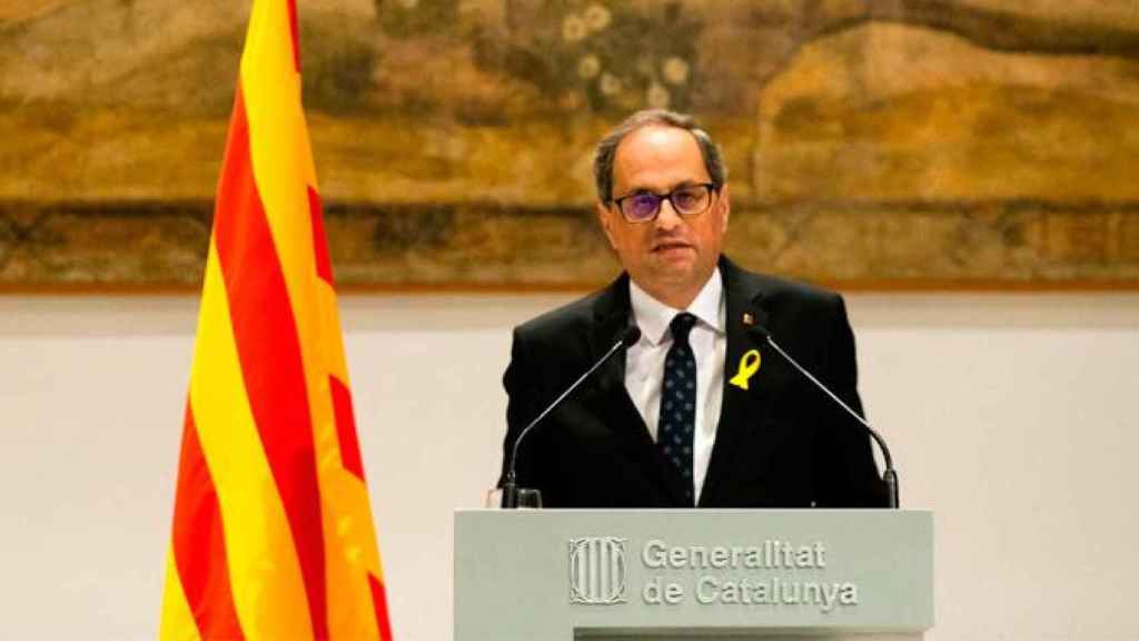 El presidente de la Generalitat, Quim Torra