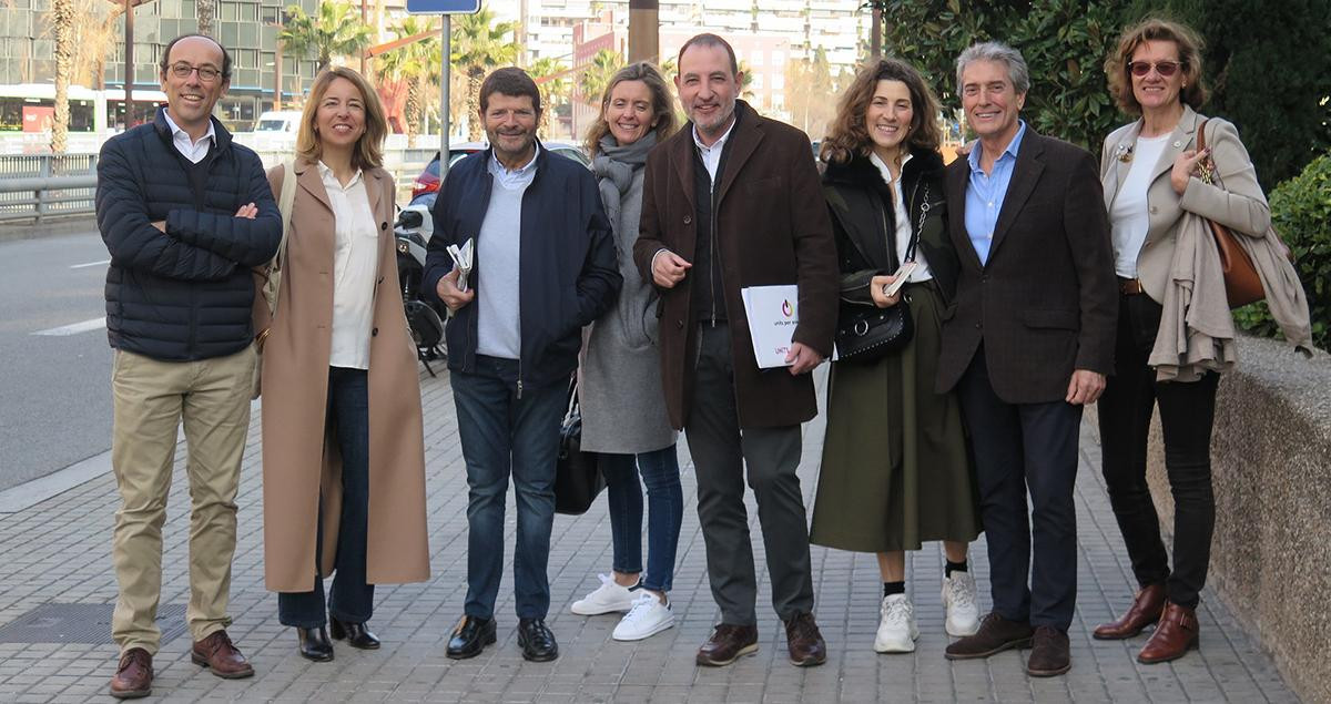 Los dirigentes de Units per Avançar, formación liderada por Ramon Espadaler (en el centro) / UNITS