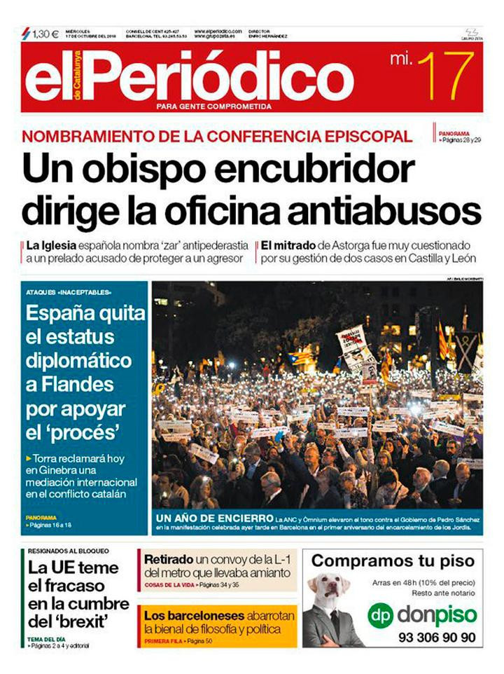 Portada de el Periódico