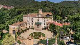 Vista aérea del Palau del Marquès d'Alfarràs en el parque del Laberint d'Horta, en Barcelona / EP