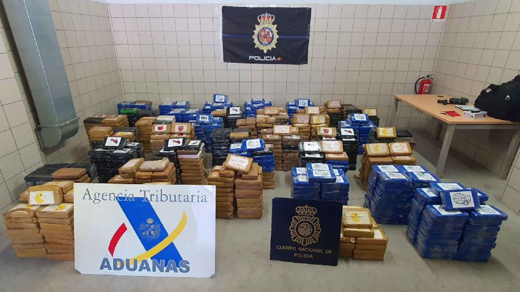 Cocaína incautada en el puerto de Barcelona por el CNP / MINISTERIO DE HACIENDA