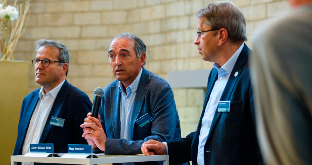 Albert Salazar (c), director gerente del Hospital Vall d'Hebron de Barcelona / Cedida