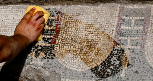 Nuevo hallazgo en Pompeia, Italia / CIRO FUSCO - EFE