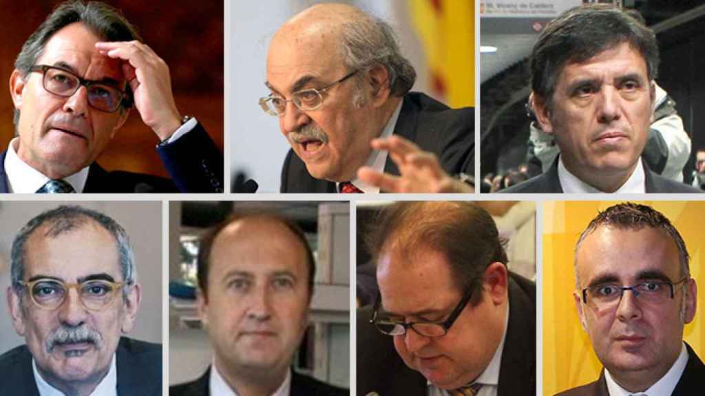 Los nombres clave del caso ATLL: Artur Mas, Andreu Mas-Colell, Lluís Recoder, Pau Villòria, Leonard Carcolé, Joan Pinyol y Juan Antonio Gallo