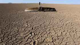 Imagen del lago Poopó en 2015, cuando casi desapareció por la sequía / CG