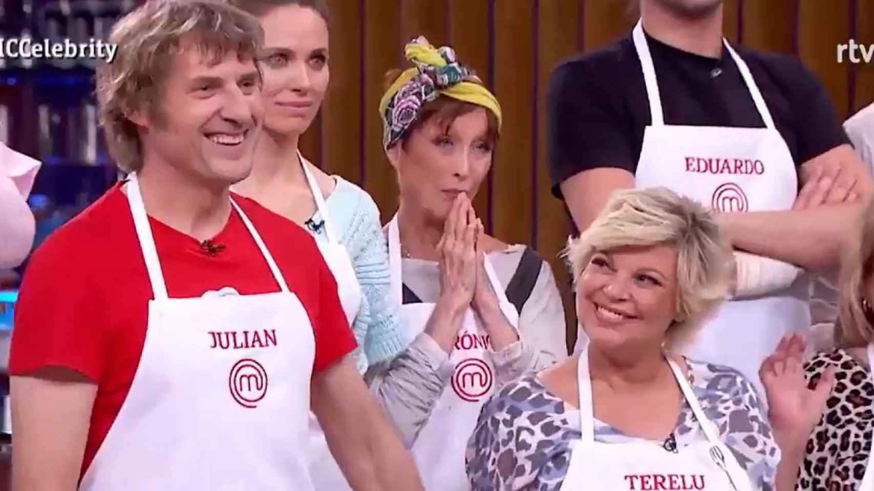 Terelu Campos y Julian Lantzi, los mejor valorados en la primera prueba de ‘MasterChef Celebrity 6’ /TVE