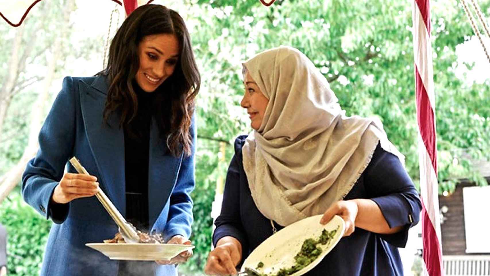 Meghan Markle y su madre, cocinando en los jardines de Kensington