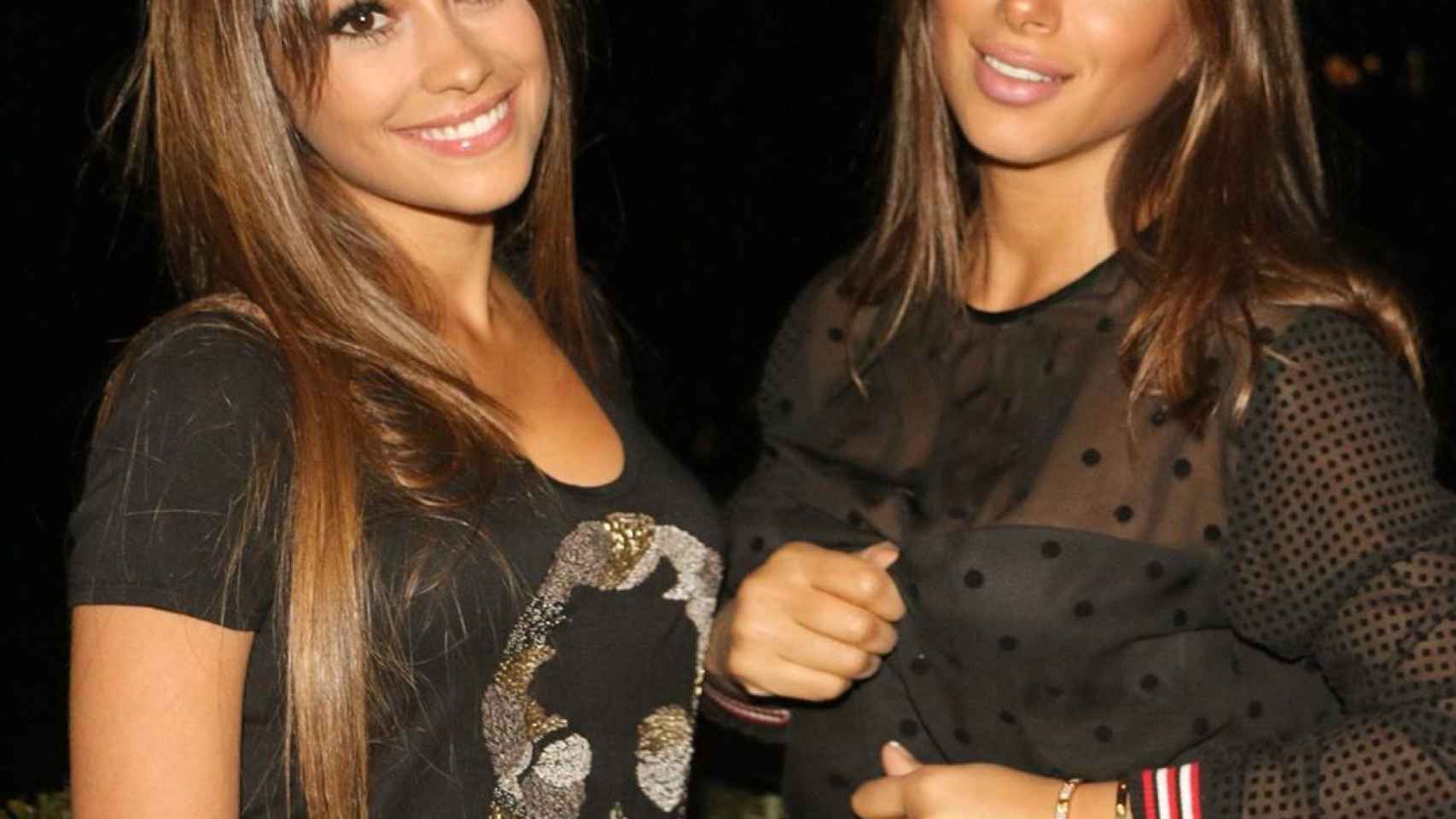 Daniella Semaan con su amiga Antonella Roccuzzo