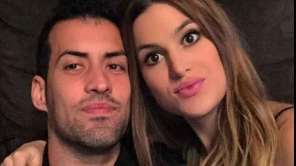 Sergio Busquets y Elena Galera en Instagram / INSTAGRAM