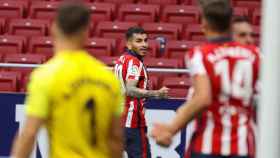 Correa celebra su gol ante el Huesca / EFE