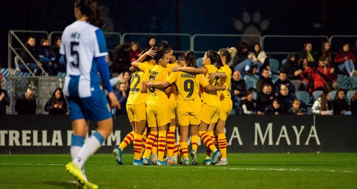 El Barça se lleva del derbi ante el Espanyol/ FCB