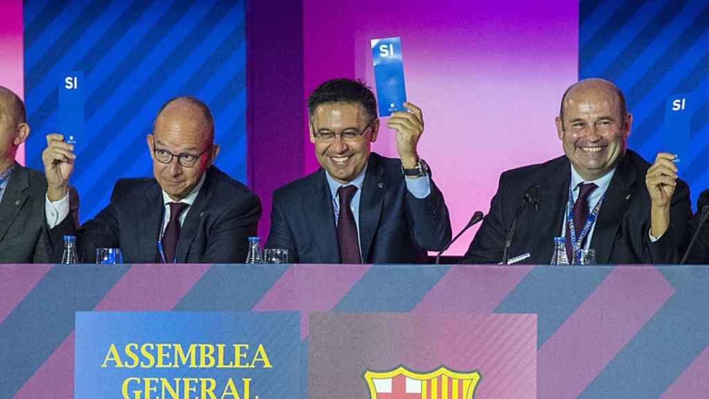 Jordi Cardoner, Josep Maria Bartomeu y Òscar Grau o el nuevo récord de ingresos por traspasos / EFE