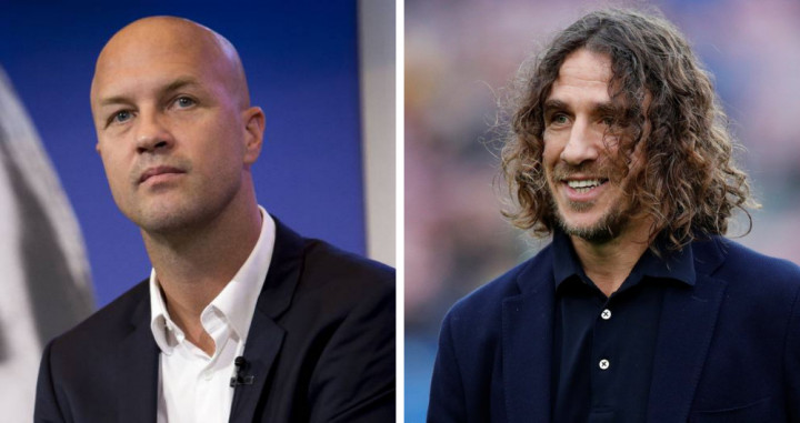 Jordi Cruyff y Carles Puyol en un fotomontaje / Culemanía