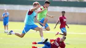 Los jugadores del Barça en otra sesión de entrenamientos / FCB