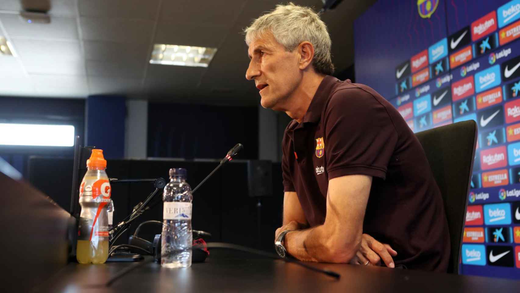 Quique Setién en rueda de prensa previa a Leganés / FC Barcelona