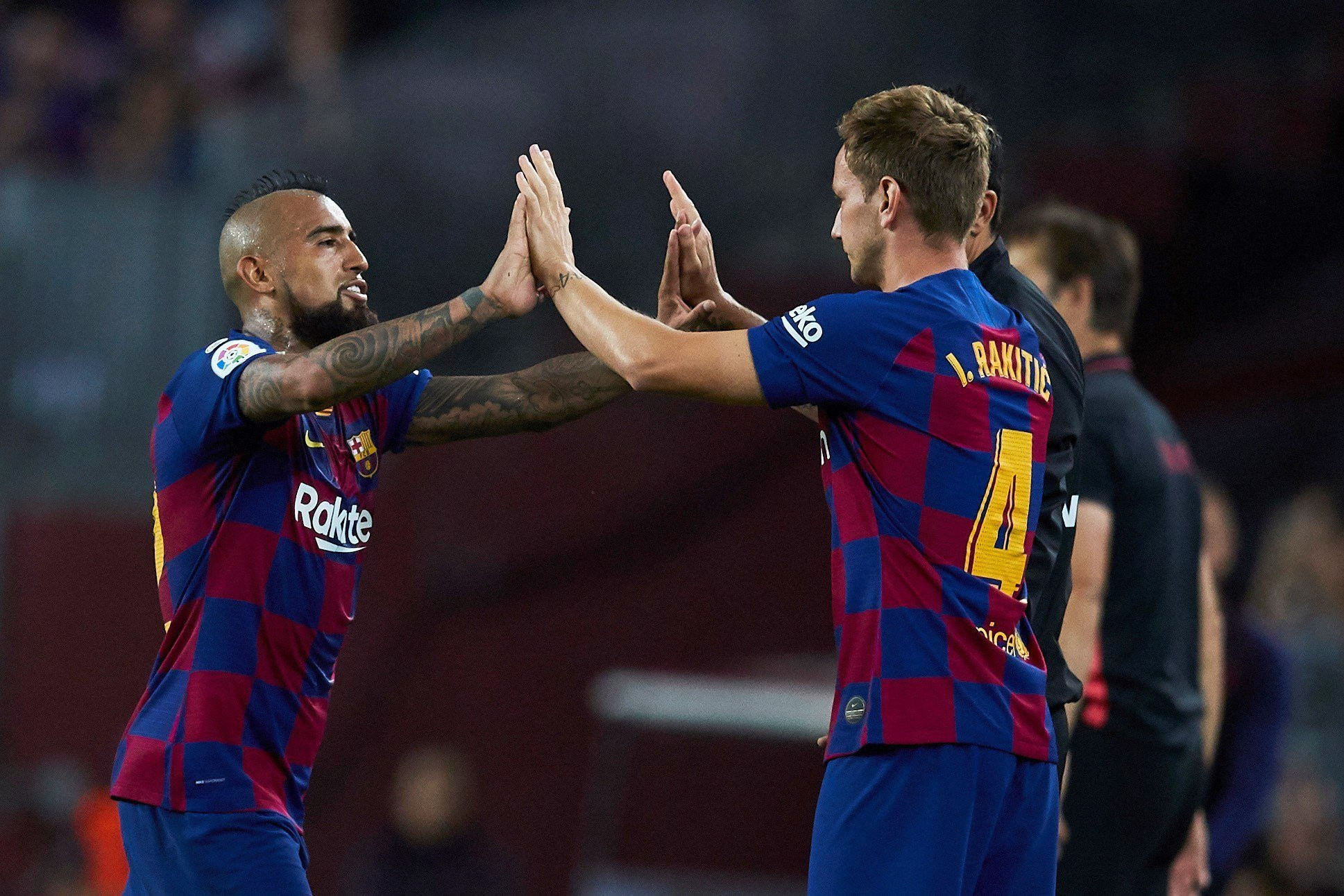 Rakitic sustituyó a Arturo Vidal en el partido contra el Sevilla / EFE