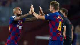 Rakitic sustituyó a Arturo Vidal en el partido contra el Sevilla / EFE