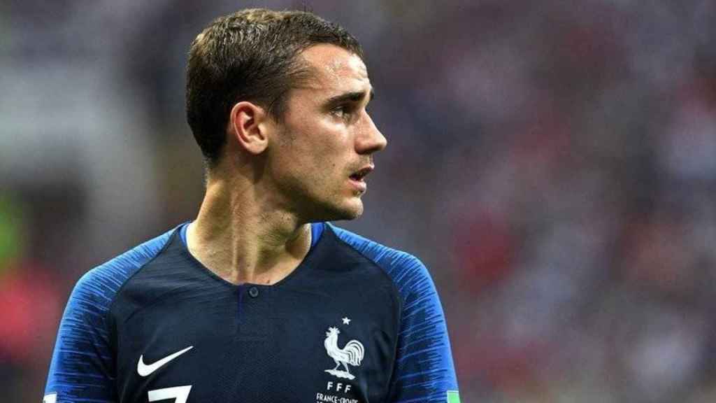 Griezmann durante un partido con la selección de Francia / EFE