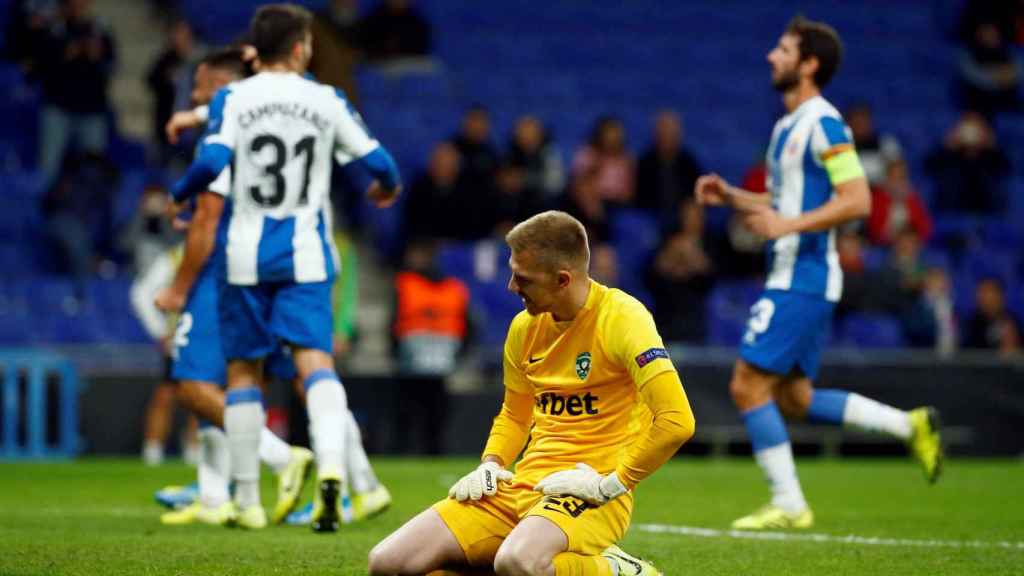 El Espanyol consiguió una amplia victoria ante el Ludogorets | EFE