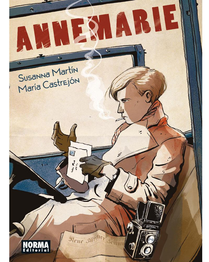 Portada de 'Annemarie', de María Castrejón y Susana Martín, una versión en cómic de la historia de la escritora suiza / NORMA EDITORIAL 