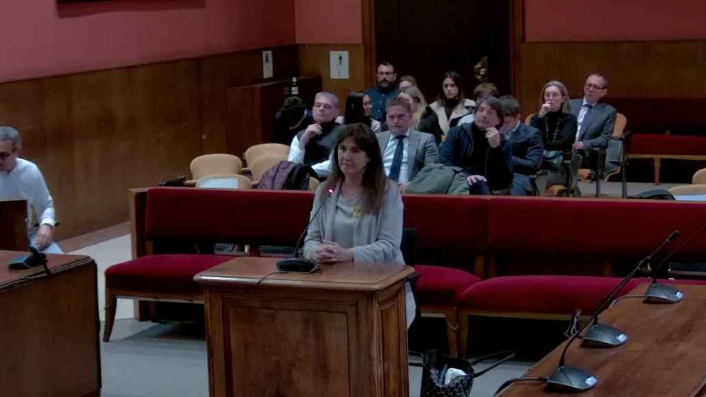 La presidenta de Junts, Laura Borràs, durante el juicio / TSJC