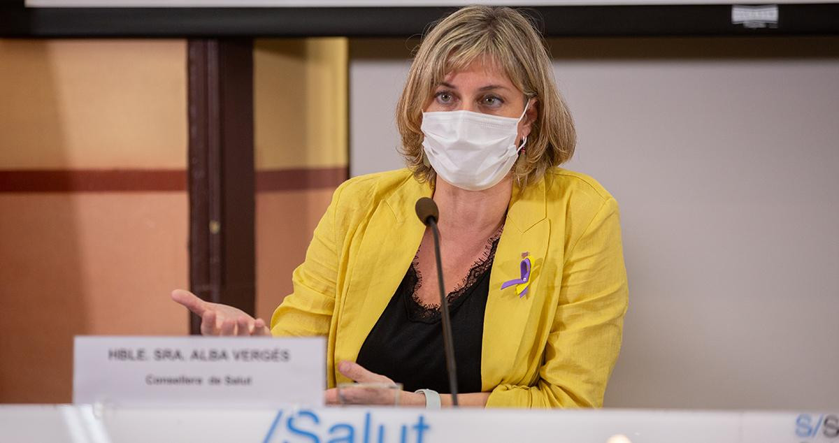 Alba Vergés, consejera de Salud de la Generalitat / EP