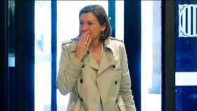 Carme Forcadell, emocionada en una imagen de archivo, no repetirá como presidenta del Parlament / EFE