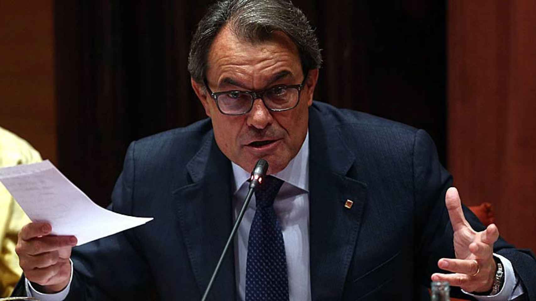 El presidente de la Generalitat, Artur Mas