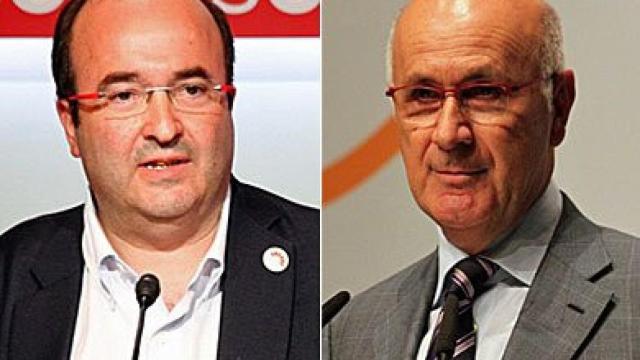 Miquel Iceta y Josep Antoni Duran i Lleida