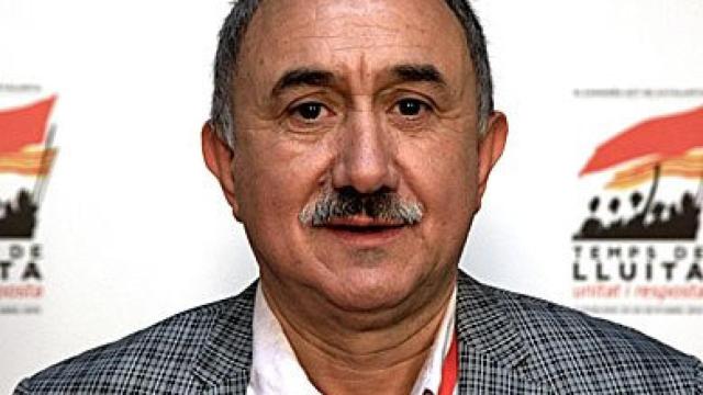 El secretario general de UGT de Cataluña, Josep Maria Àlvarez