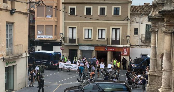 Manifestación de SOMI en El Vendrell