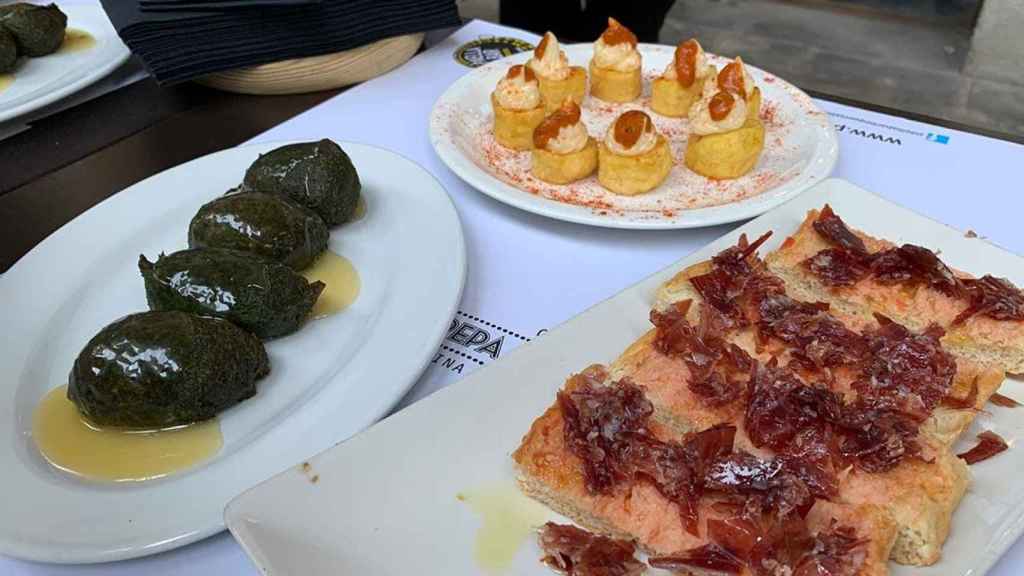 Degustación de tapas de algunos de los restaurantes que participan en la 7ª edición del 'Tast a La Rambla' / CG