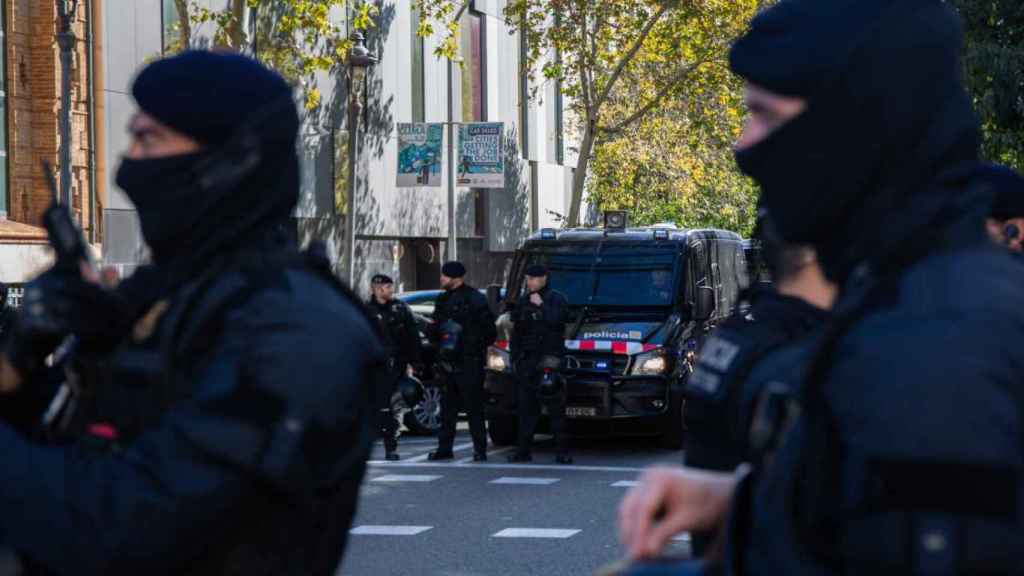 Agentes de los Mossos en una manifestación contra Jusapol / EP