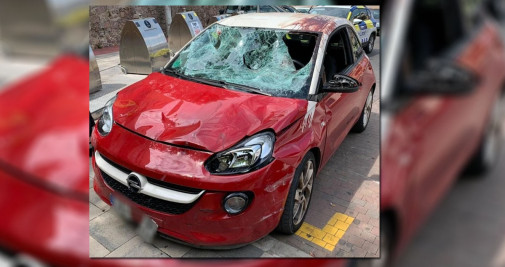 El vehículo que ha sido localizado por la policía local de Martorell / POLICIA DE MARTORELL