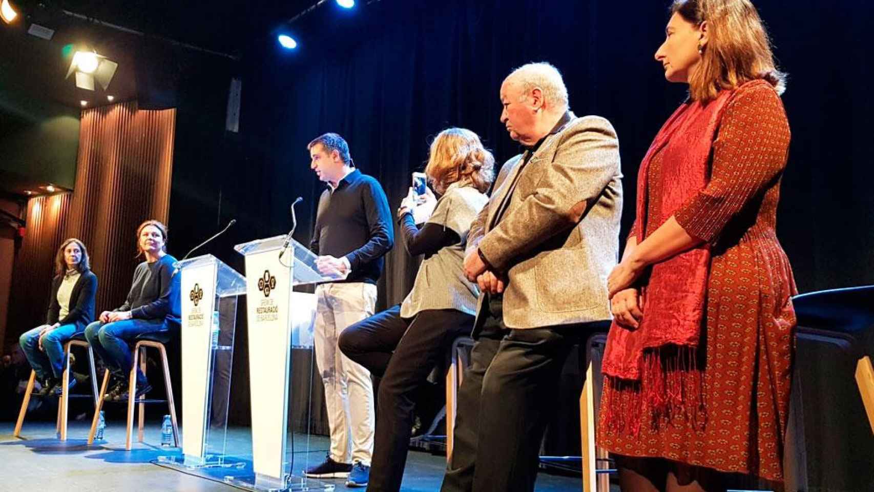 Roger Pallarols, director general del Gremio de Restauración de Barcelona, presentando el acto / CG