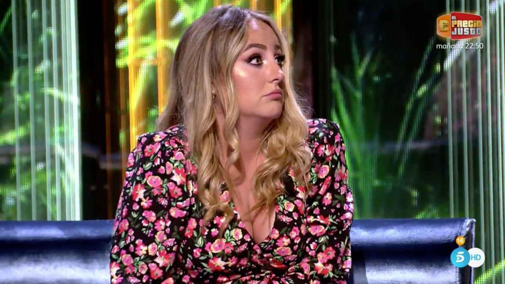 Rocío Flores en el plató del debate de 'Supervivientes' / MEDIASET