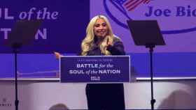 Lady Gaga en el último acto de campaña de Joe Biden /YOUTUBE