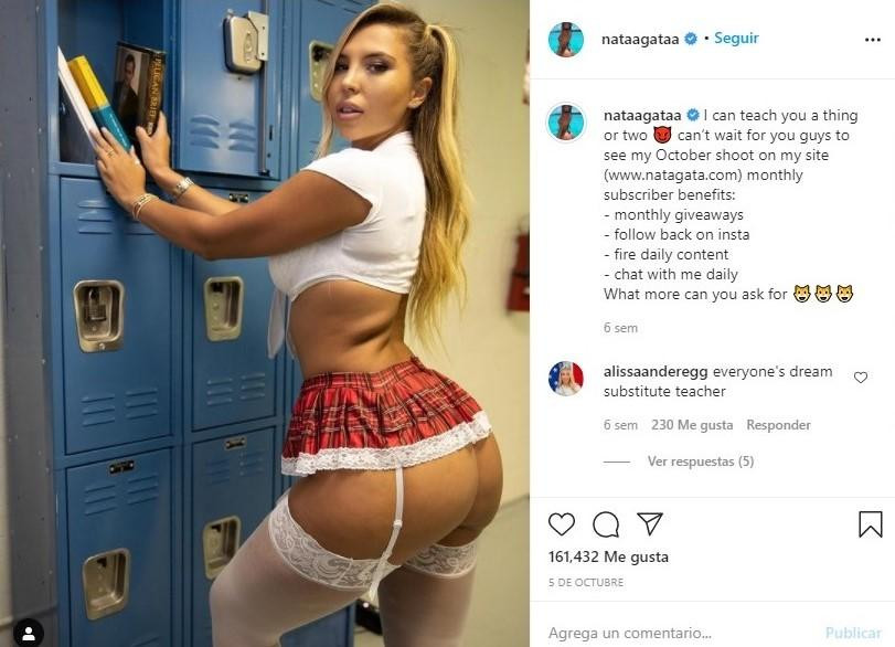 La foto de Natalia Garibotto que 'gustó' hasta al Papa Francisco / INSTAGRAM