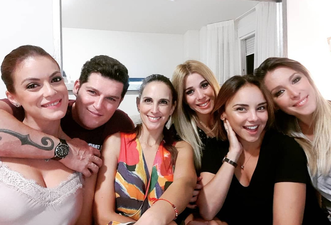 Chenoa junto a algunos de sus compañeros y amigos de 'Operación Triunfo' / INSTAGRAM