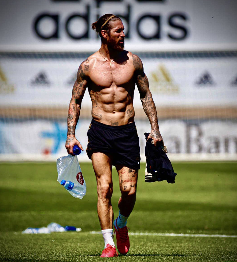 Sergio Ramos abdominales