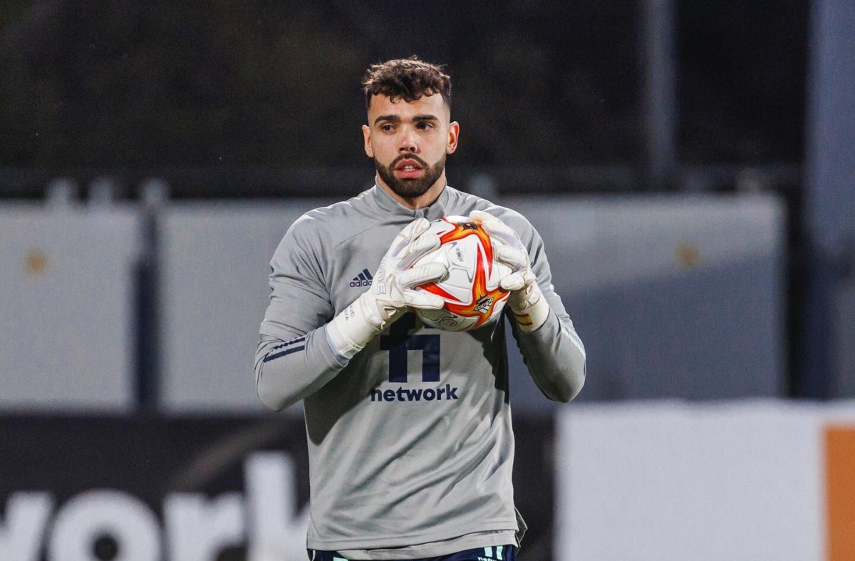 David Raya con la Selección Española / REDES