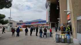 Socios del Barça asistiendo al Camp Nou para votar / Culemanía