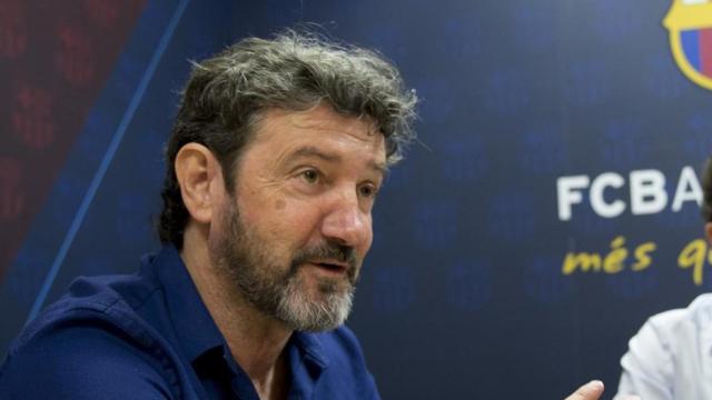 Bakero en una imagen de archivo con el Barça / Redes