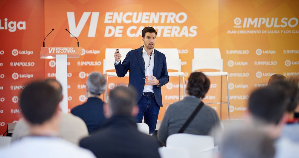 Juan Florit, responsable de Proyectos Deportivos en la Liga, en el Encuentro de Canteras / LaLiga