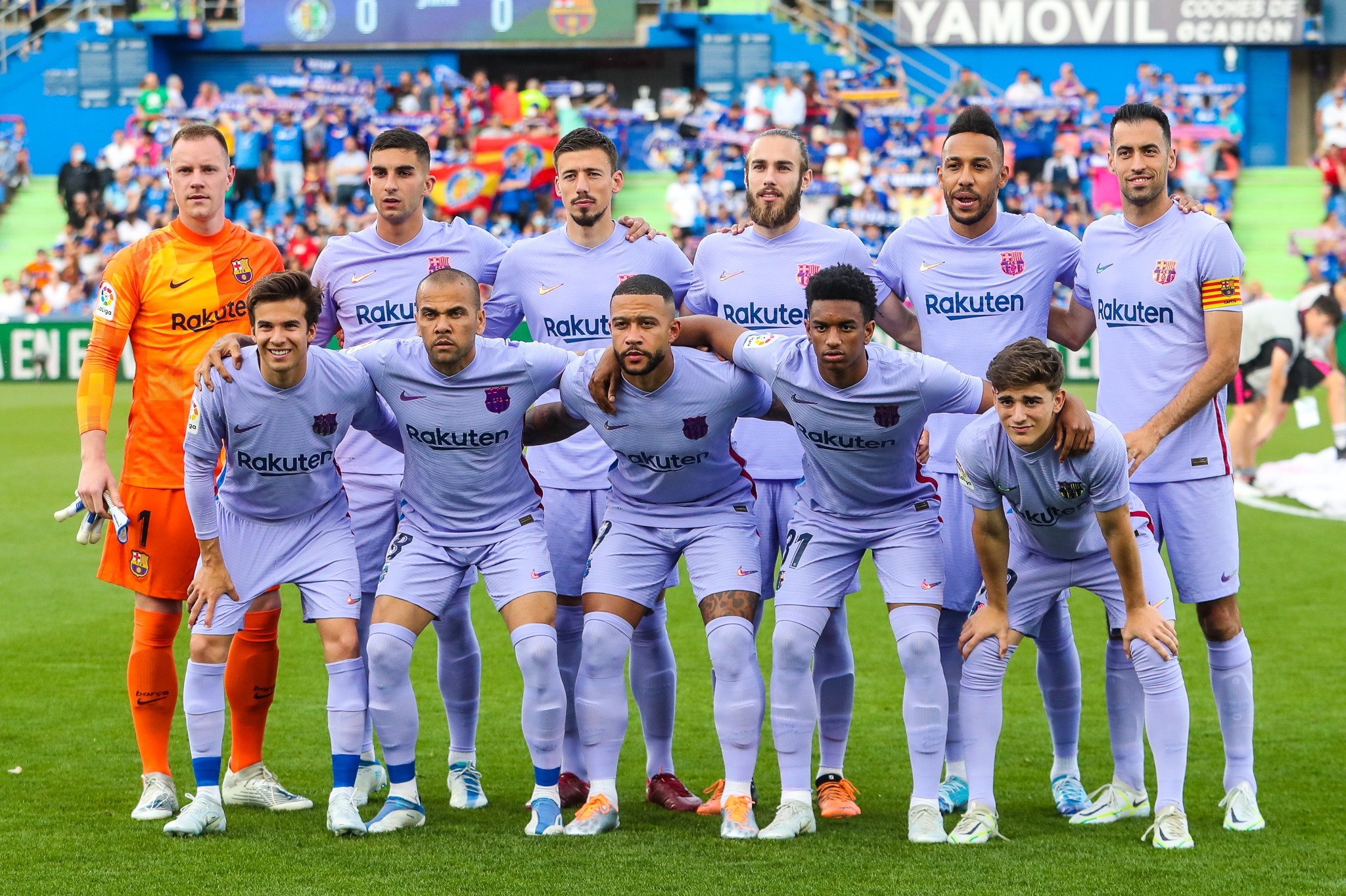 Alineación titular del Barça contra el Getafe en el Coliseum / FCB