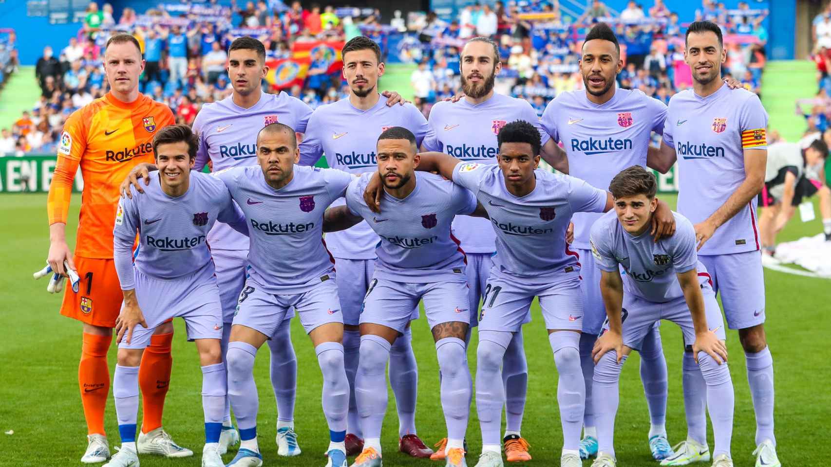 Alineación titular del Barça contra el Getafe en el Coliseum / FCB