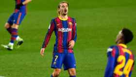 Griezmann, lamentando una acción ante el Eibar | EFE